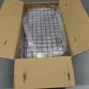 4 Pcs Stackable Wire Baskets for Pantry Organizers and Storage, Vegetable Fruit Basket for Countertop, Kitchen Storage Metal Baskets, Produce Potato Onion Storage Bin, Black