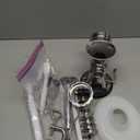 Huanyu Manual Meat Grinder - Heavy Duty Stainless Steel, Effortless Hand Crank for Fresh Ground Beef, Sausages & Pet Food - Compact, Dishwasher Safe - Perfect for Home Restaurant & Outdoor