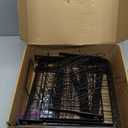 Over The Sink Dish Drying Rack - Adjustable 26.8"-34.6" Stainless Steel Large Dish Rack Over Sink Drying Rack with Utensil Holder, Black