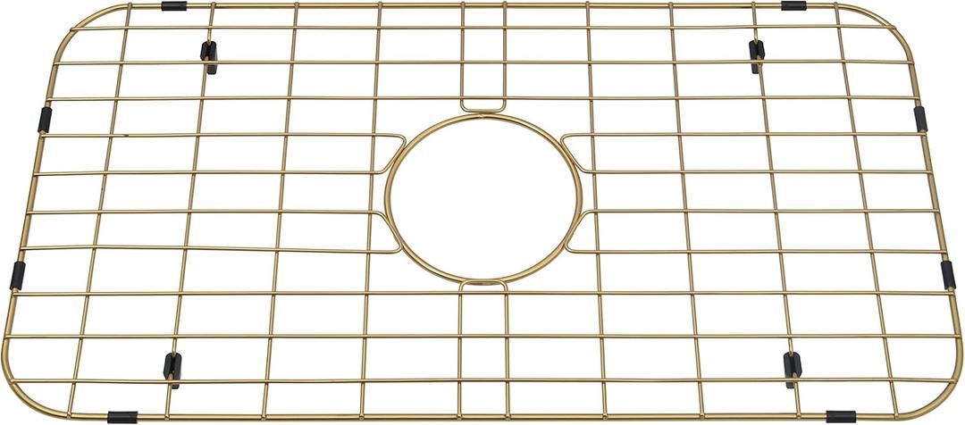 Gold Sink Grid 24 15/16"x13 1/8",Sink Protectors for Kitchen Sinks,Sink Grate,Sink Bottom Grid (24 15/16" X 13 1/8")