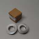 Hair Catcher Shower Drain Bathtub Lavatory Sink Drain Strainer for Laundry, Mop Pool, Utility, Slop, RV Sink, Stainless Steel Drain FilterFit Hole Size from 1.65-2.17" 2Pack (1.5)