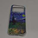 Van Gogh Paintings Phone Case Compatible with iPhone 17 Pro, Three Artworks from Van Gogh Art Case for iPhone 17 Pro, Unique Soft TPU Bumper Protective Cover