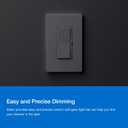 Lutron Diva Smart Dimmer Light Switch 3-Way Kit for Caseta Smart Lighting, w/Plate, Pico Remote, Wallmount Bracket, and Label Stickers, No Neutral Required, DVRF-PKG1D-WH