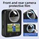 Camera Protective Kit Compatible with DJI Osmo 360 -Includes Lens Protector,Tempered Glass Screen Protector, Silicone Case with Lens Cover, Camera Bag with Metal Buckle