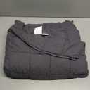 Cottonblue 20lbs Weighted Blanket Queen Size, 60x80 Inches Grey Sherpa Weighted Blanket Throw Sofa Bedding Heavy Blanket for Adults, Soft Cozy Fleece Blanket On Queen Bed