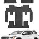 Traverse Floor Mats - Car Mats for Chevy Traverse 2009-2017, All Weather Floor Mats for Traverse Accessories, Heavy Duty Rubber Mats, Car Accessories