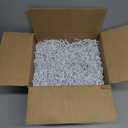 Hampton Distribution White Crinkle Paper Filler, 2lb Shredded Paper For Gift Baskets, Basket Filler for Birthdays, Weddings, Showers & Holidays