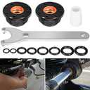 HC5345 Seal Kit For SeaStar Hydraulic Steering Cylinder Seal Kit with Pin Wrench HS5157 compatible with HC5340, HC5341, HC5342, HC5343, HC5344, HC5345,HC6750, HC6751