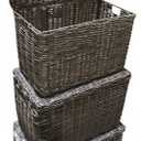 Set of Basket 3 Pack (26"x17"x17", 24"x14"x17", 22"x12"x16"