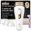 Braun IPL, SilkExpert Pro 5, IPL Hair Removal for Women and Men, Permanent Laser Hair Reduction At-Home, 4 Heads, IPL5347