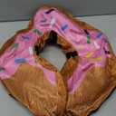 BENCMATE Inflatable Dog Cone Collar Alternative, Soft Dog Cone for Small Medium Large Dogs and Cats, (XLarge, Donut-Strawberry)