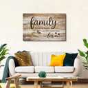 Large Family Canvas Wall Art for Kitchen Living Room Bless This Home Wall Decor Rustic Vintage Signs Pictures Farmhouse Family Painting Prints Christian Artwork Bedroom Office Home Decorations 24x36”