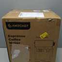 AMZCHEF Espresso Machine with Grinder, Latte & Cappuccino for Home Use