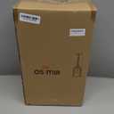 Outdoor Pendant Light, 14" Large Modern Hanging Porch Light with Adjustable Chain, Black Exterior Outdoor Hanging Lantern with Clear Glass for Porch Foyer Gazebo, 2439/1H