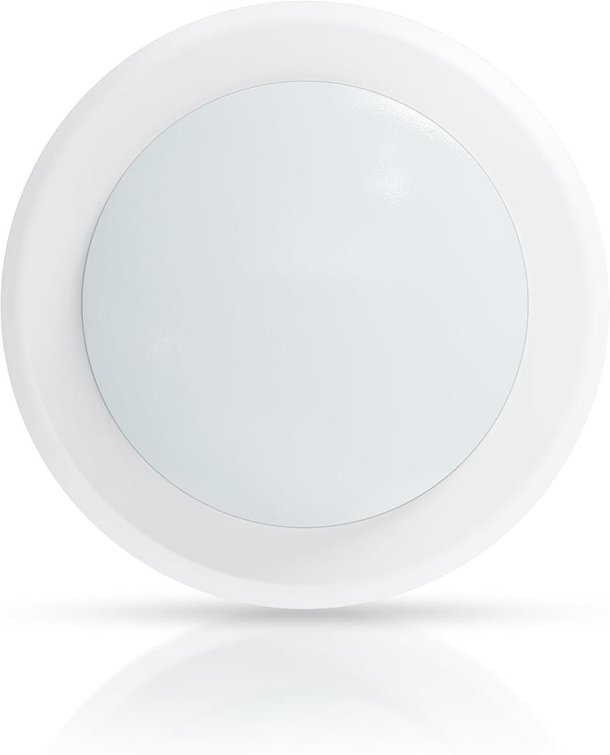 ECOELER 6 Inch LED Disk Light, Aluminum Trim, 4000K Cool White, 16.5W 1000Lm, Dimmable Flush Mount Ceiling Recessed Light Fixture for Bedroom, Garage, Hallway, ETL & FCC Listed