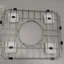 HW Kitchen 12" x 10" Stainless Steel Sink Rack - Farm Sink Protector, Mat, Drying Rack