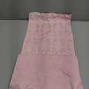 Artoid Mode Pink Soft Plush Faux Fur Jacquard Bows Table Runner, Valentine's Kitchen Dining Table Decoration for Home Party Decor 13x90 Inch