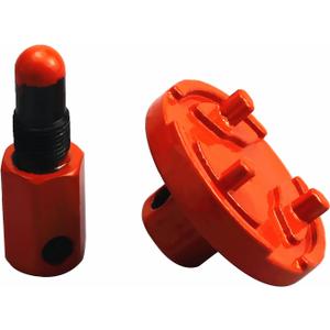 14mm Chainsaw Clutch Removal Tools, Universal Flywheel Removal Tool Piston Stop Clutch Expander Tools for Husqvarna Stihl Echo 2 Cycle Chain Saw (Orange)
