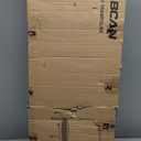 BCAN 48" Foldable Mini Trampoline Max Load 440 Lbs, Fitness Rebounder with Adjustable Foam Handle, Exercise Trampoline for Adults Indoor/Garden Workout (Black)