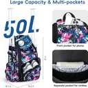 KAVIGOR Baseball Bag for Youth and Adult, Softball Bag 50L Large Capacity Holds 4 Bats, Equipment Backpack with Shoes Compartment