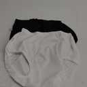 Leakproof Cloth Diaper Covers for Adult, Incontinence Protective Briefs Underwear, Reusable Plastic Pants Special Needs 2Pcs (WhiteBlack, S)