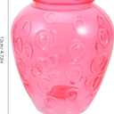 Ciieeo Strawberry Plastic Cups with Straws 8 Pcs Kids Drinking Cups for Summer Parties and Birthday Events 4.72X3.93X7.48In Fashionable Fruit Straw Cups