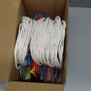 Geyoga 30 Pcs Welcome Back to School Crayon Gift Bags with Tissues for Teacher Crayon Paper Party Favor Treat Goodies Bags Bulk with Handles for Halloween Birthday Party Favor Supplies