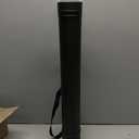 TRANSON Durable Poster Storage Tube with Straps 24"-40" Extendable for Blueprints, Artwork, Maps, Posters Color Black