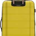 Rockland Melbourne Hardside Expandable Spinner Wheel Luggage, Yellow, 2 Piece (20"/28")