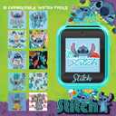 Disney Stitch Kids Smartwatch with Touchscreen, Camera, Games, Timer, Step Counter, Alarm & Calculator Fun Interactive Watch with 10 Faces & Printed Silicone Strap Fits Wrists 5.5" to 8"