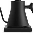 Fellow Stagg EKG Pro Studio Edition Electric Gooseneck Kettle - Pour-Over Coffee, Tea, Quick Heating, Precise Temperature Control, Scheduling, Built-in Brew Timer - Matte Black, 0.9 L
