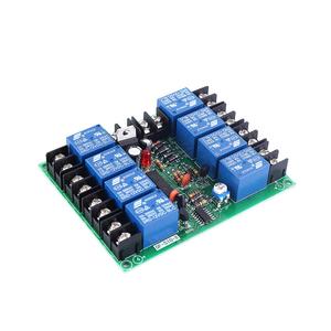 AC DC 12V 10A 8-Channel 8CH Power Time Sequence Board 0.2-4s Adjustable Sequential Controller Module