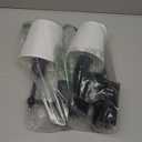 NIORSUN Battery Operated Wall Sconce Set of 2,Black Rechargeable Wall Lights with 5200mAh Dimmable Detachable Bulbs and Remote, 9 Colors Wireless Wall Lamps for Bedroom Living Room Hallway Decor