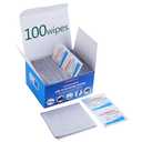 Pre-Moistened Lens Wipes ALIBEISS Screen Wipes for Glasses, Camera,Tablets, Smartphone,  Screens and Other Delicate Surfaces,Pack of 100 2 Count