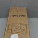 Pamo Babe Portable Crib Baby Playpen with Mattress and Carry Bag Grey