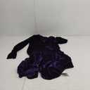 UUXQOYGR Women Velvet Maxi Dress Long Sleeve XL (Purple)