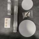 8 Pieces Clear Acrylic Hat Stand Wig Display Rack with Pedestal and Round Base Hat Holder Hat Display Stand Wig Holder for Multiple Wigs for Hat Watch Jewelry Display (4 Pcs 12", 4 Pieces 6")