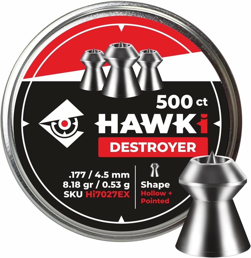 Hawki Airgun Pellets (.177 cal.) Hawki Airgun Pellets (.177 cal.)