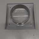 Vent Systems 4" Inch Gray Plastic Vent Cover  Weather-Resistant Louvered Exhaust Outlet with Flap and Built-in Mesh Screen for Bathroom and Kitchen Exhaust, Garage, Office, HVAC System  Outdoor Use