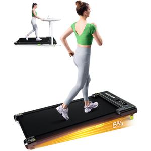 Walking Pad with Incline, Under Desk Treadmill for Home, 2.5HP Portable Treadmills with Remote Control, 4 in 1 Incline Treadmill with LED Display (Black)