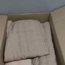 WDCOZY Beige Queen Size Quilt Bedding Sets with Pillow Shams, Cream Tan Lightweight Soft Bedspread Coverlet, Quilted Blanket Thin Comforter Bed Cover for All Season, 3 Pieces, 90x90 inches, Deep Beige 