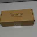 Ravinte 4 Pack 2 Pairs 1/2 Inch Overlay Brushed Nickel Short Arm Kitchen Cabinet Hinges,Soft Close 105 Degree Concealed Hinges with Screwdriver and Mounting Screws Used for Face Frame Door