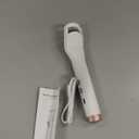 Heated Eyelash Curler Premium PRO - Fast Heat up in 8s - 24 Hours Long Lasting - Rechargeable Electric Eyelash Curler with Type-C, Innovative L Silicone, 2 Heat Modes, Anti-Burn Eyelid, White-DD