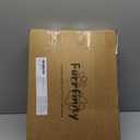 Cat Window Perch - Hammock Bed for Cats Inside - Solid Wood Seat, 4 Strong Suction Cups, Soft Cushion - Rustic Indoor Pet Shelf (Medium, Beige)