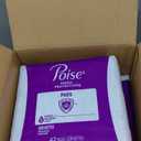 Poise Incontinence & Postpartum Pads for Bladder Leaks, 5 Drop Maximum Absorbency, Long Length, 84 Count