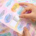 2 x 360Pcs Inspirational Christian Stickers, Verse Jesus Stickers for Laptop Scrapbook Journaling Planner, Bible Study Vision Board Supplies Christian Easter Gifts for Kids (Bible)