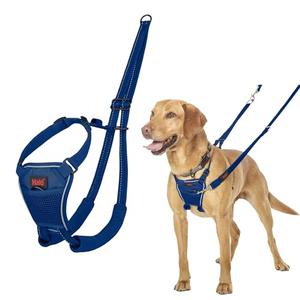 HALTI No Pull Harness - to Stop Your Dog Pulling on The Leash. Adjustable, Lightweight and Easy to Use. Reflective Dog Training Harness for Medium Dogs (Size M, Cobalt Blue)