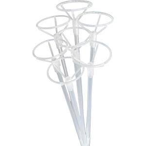 36 Set 16.92inch Big Clear Balloons Holder Sticks With Cups, Long Reusable Bobo Balloon Holder Sticks For 10in To 30in Various Balloons Birthday Festivals Wedding Party