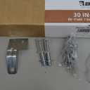 Bifold Door Hardware Kit, 2-Pack 30-Inch Bi-fold Closet Door Track Kit Bifold Closet Door Hardware Kit Folding Door Hardware Repair Replacement Tool Kit