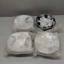 LEAPTREND 6 Lugs Chrome Wheel Center Caps(New Glossy Silver Design) 4pcs Fit for GMC Savana Sierra Yukon&Chevy/Chevrolet Avalanche Express Silverado Tahoe 1500 2500 1999-2012 Rim Hub Cover